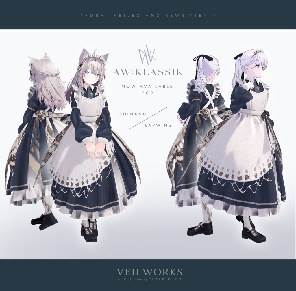 【New Avatar Support】AW: KLASSIK MAID #VEILWORKS