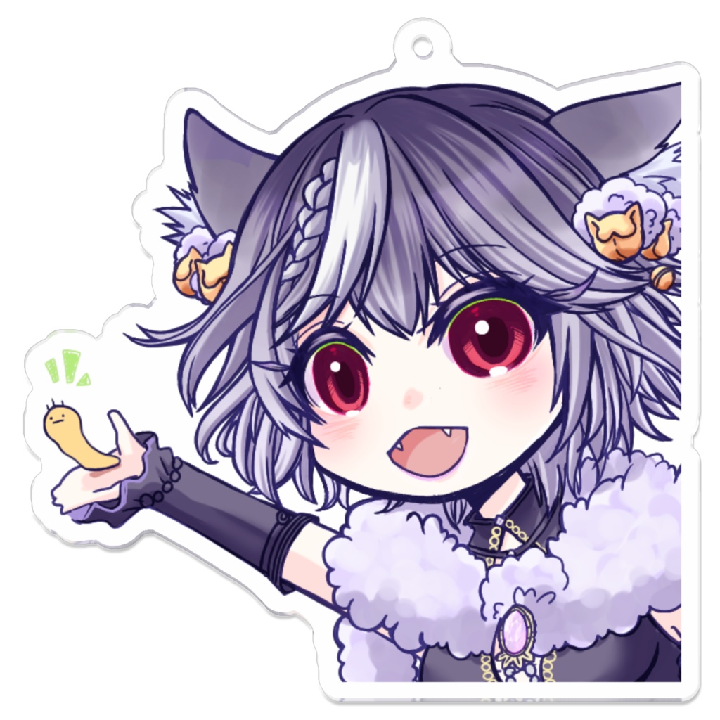 アクリルキーホルダー-お祝いイラストA-70【あっさむげーむす】