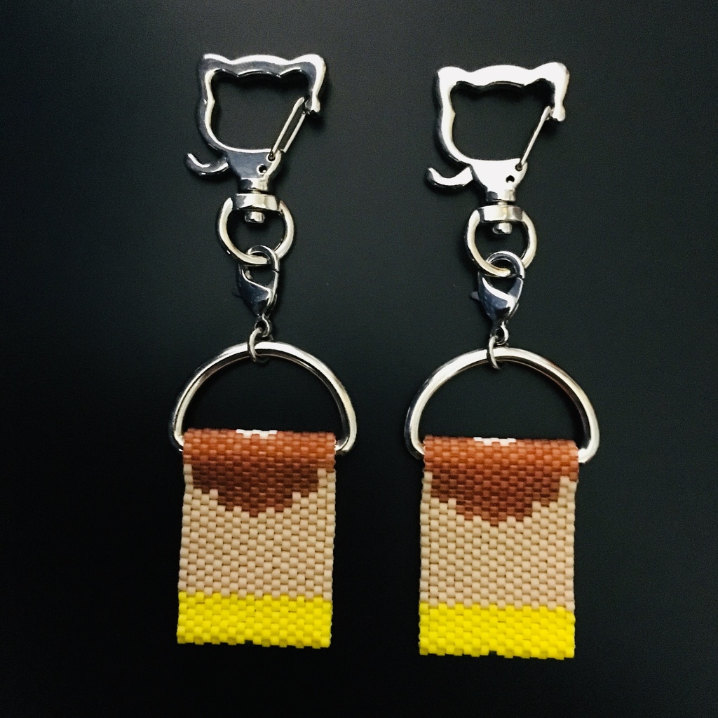 【衣装モチーフキーホルダー】鏡音リン/鏡音レン がおみね