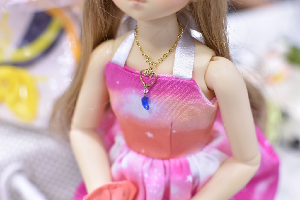 ハートと月のペンダント