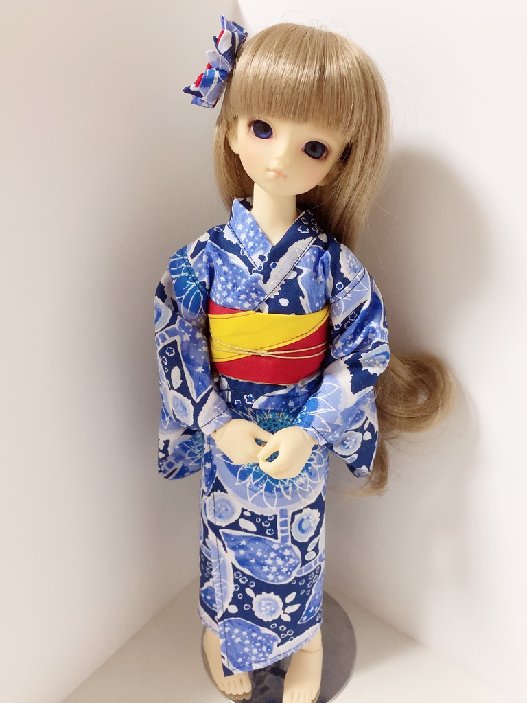 浴衣/紺色【MSDサイズ】