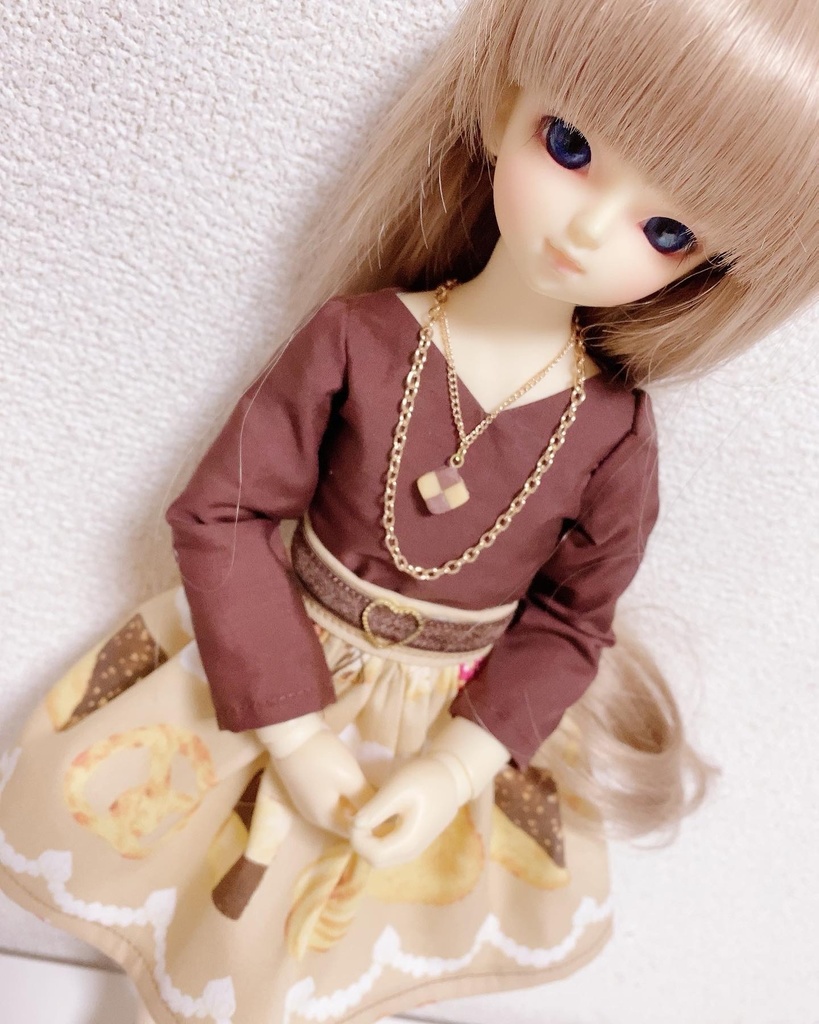 【MSD】クッキー柄スカートセット