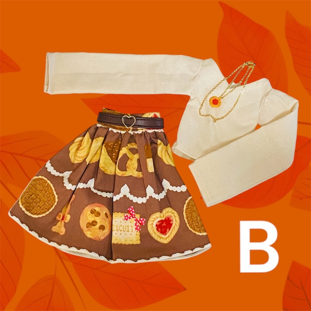 【DDS】クッキー柄スカートセット