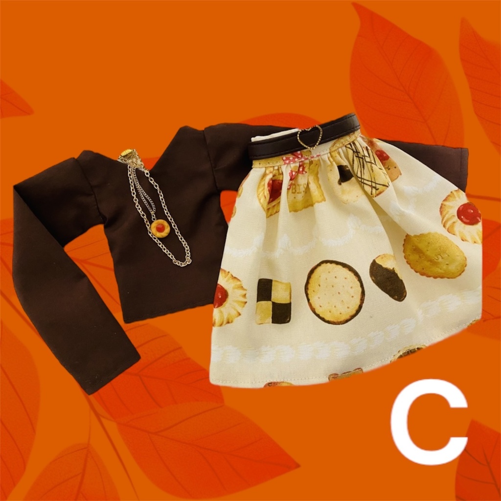 【DDS】クッキー柄スカートセット