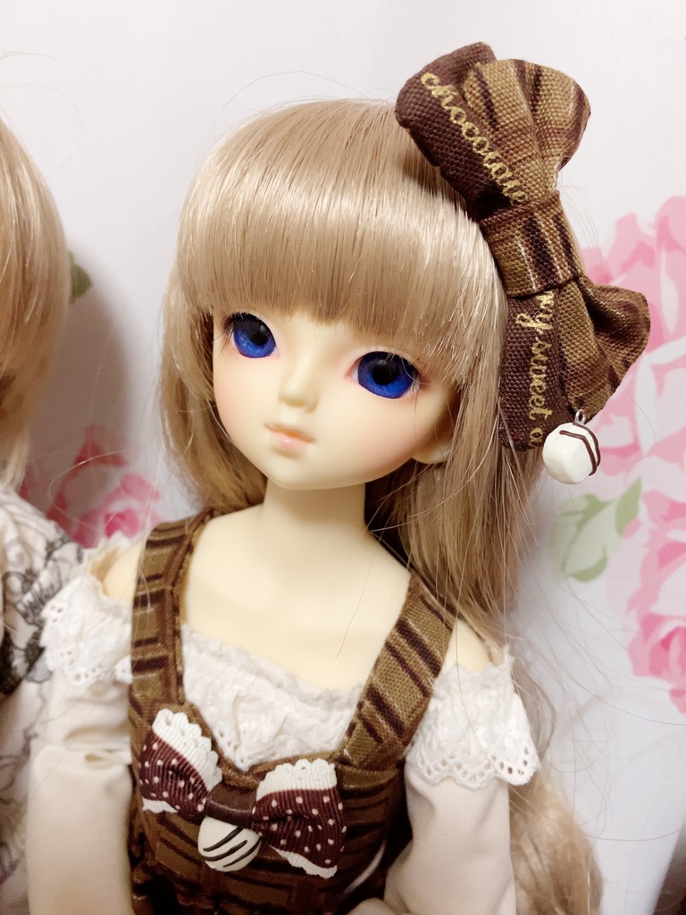 チョコレート柄リボン