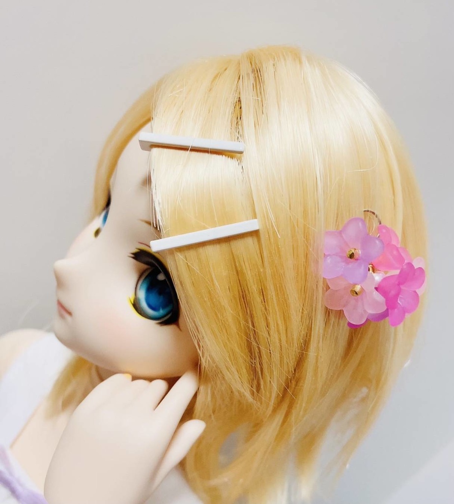 お花の髪飾り