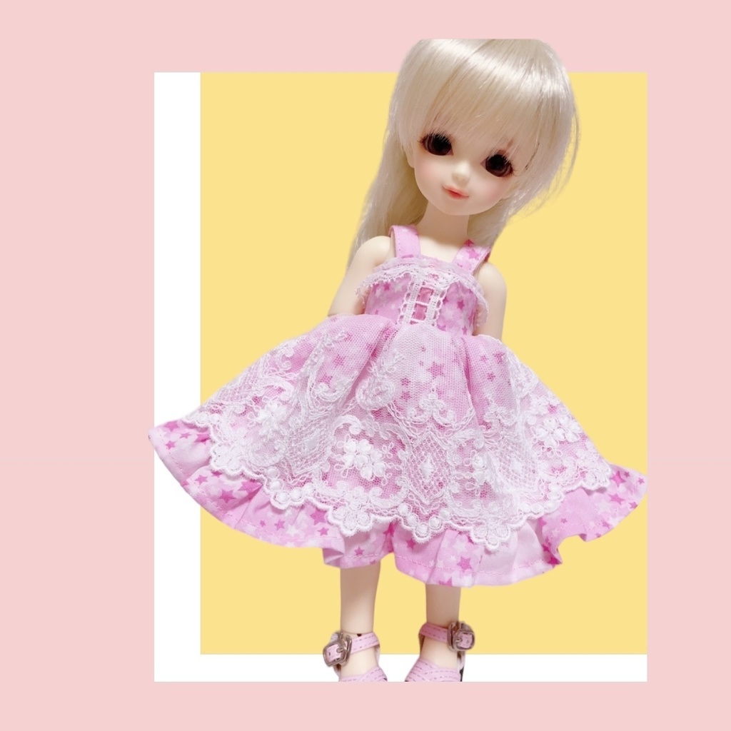 お星様とレースのワンピース【幼SD】