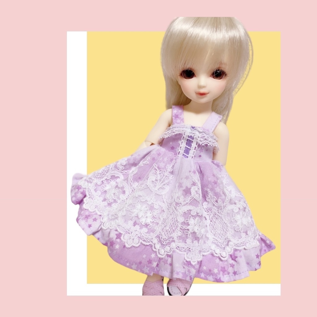 お星様とレースのワンピース【幼SD】