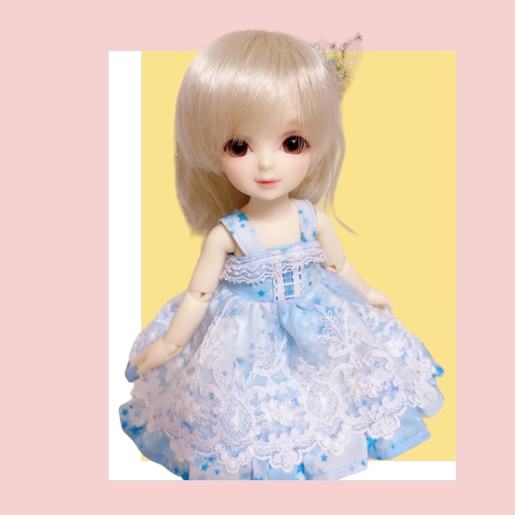 お星様とレースのワンピース【幼SD】