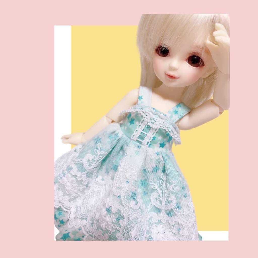 お星様とレースのワンピース【幼SD】