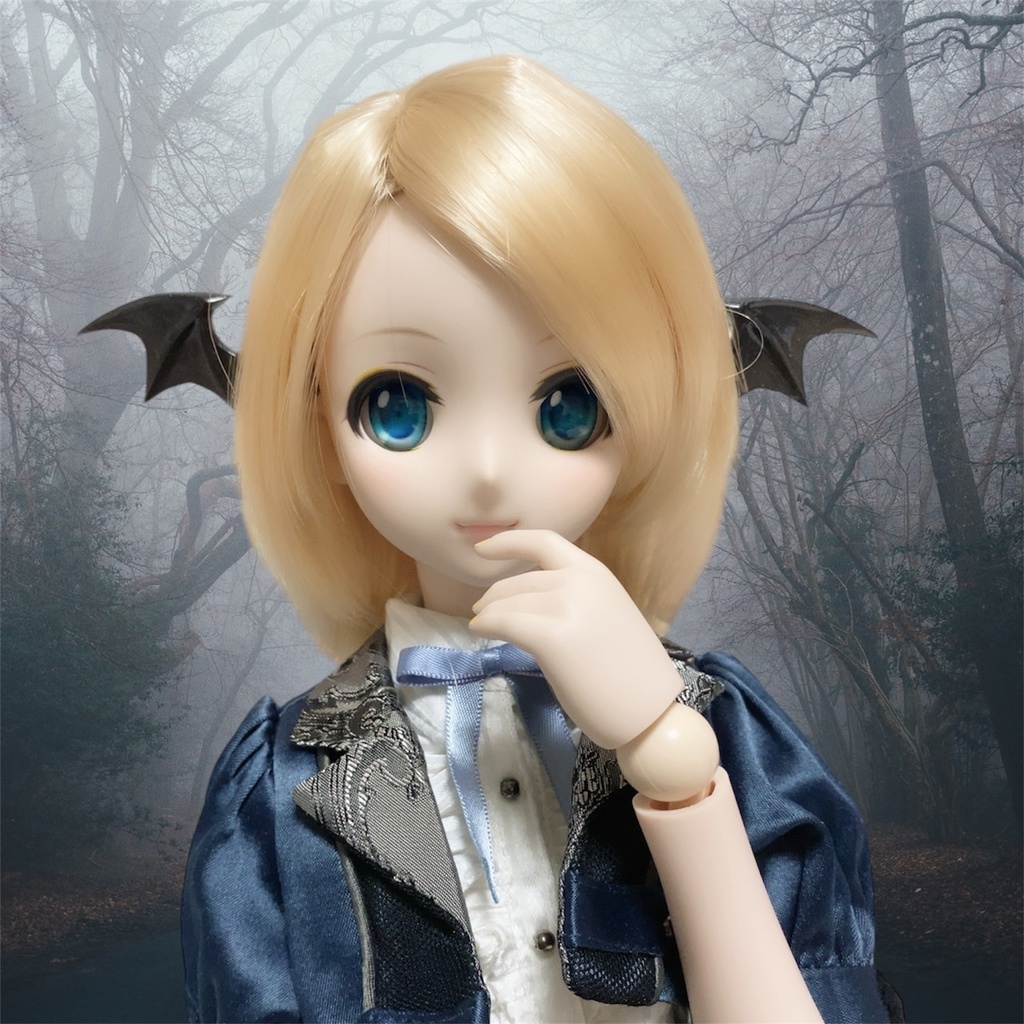 悪魔の髪飾り【マグネット式】