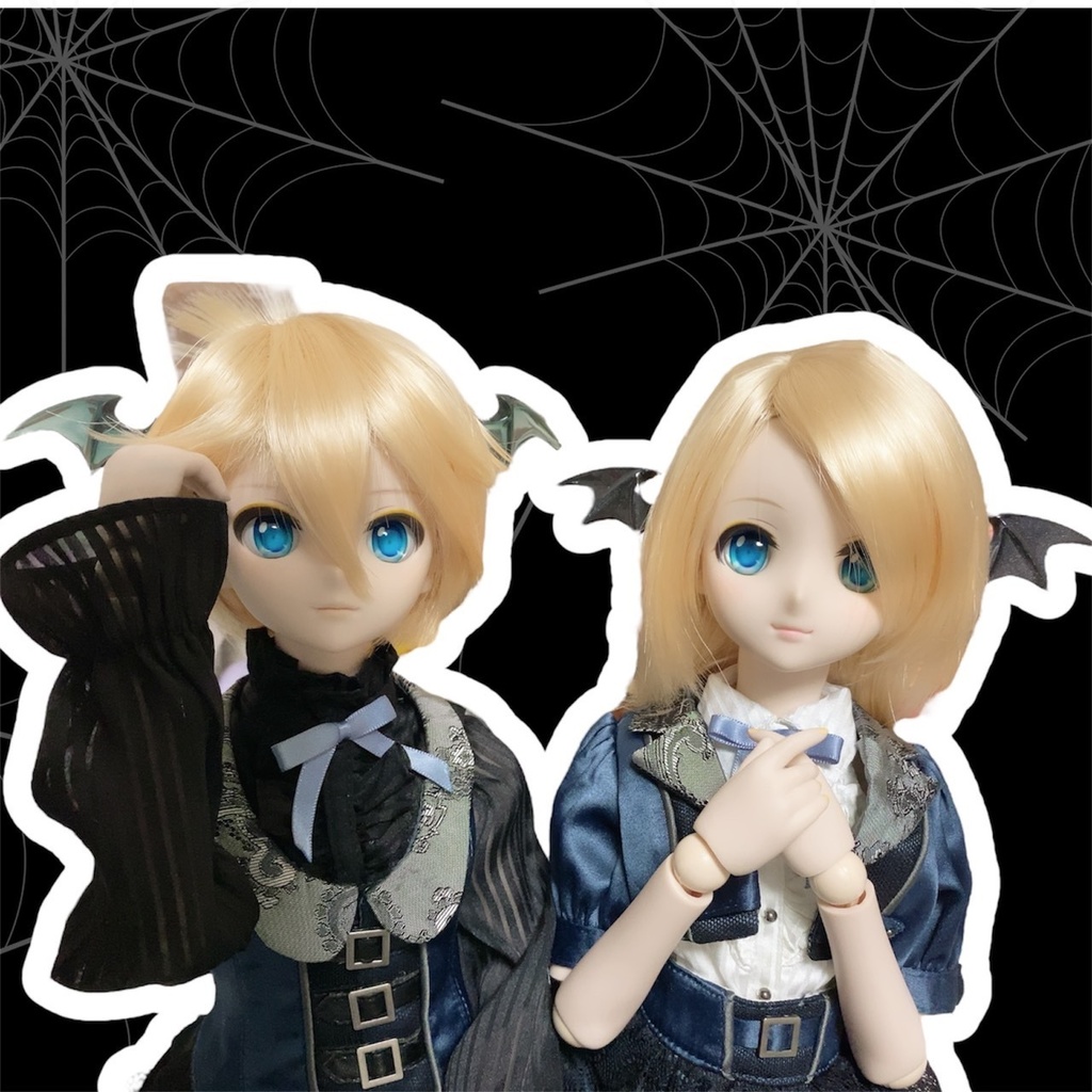 悪魔の髪飾り【マグネット式】