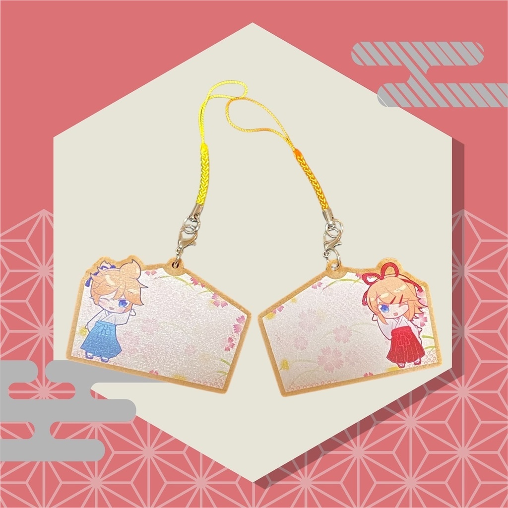 絵馬風キーホルダー