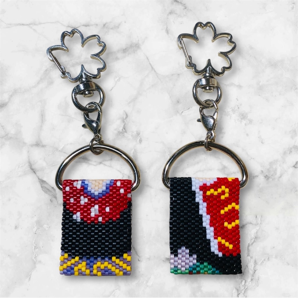 【衣装モチーフキーホルダー】桜月/鶴