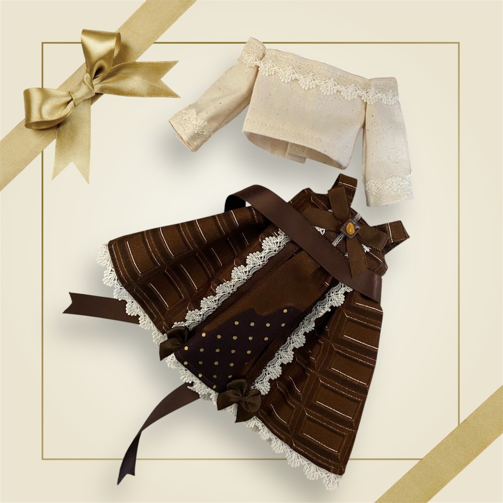 【幼SD】チョコレートワンピースセット