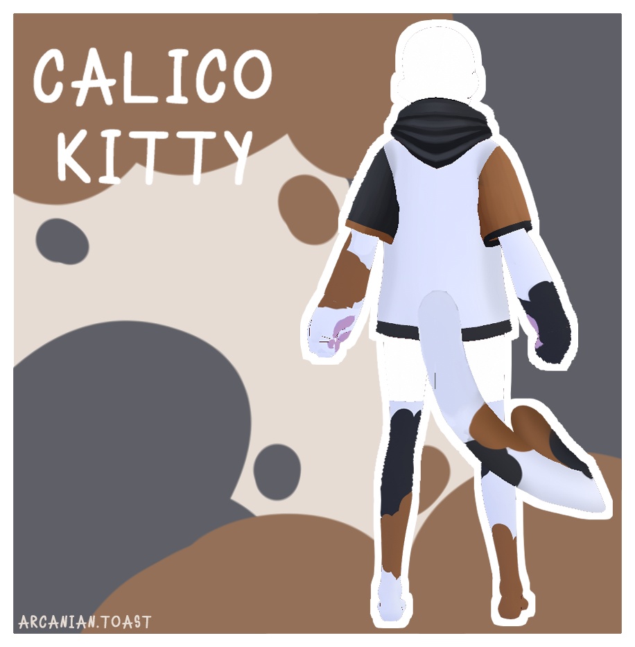 Calico Kitty Hoodie + socks