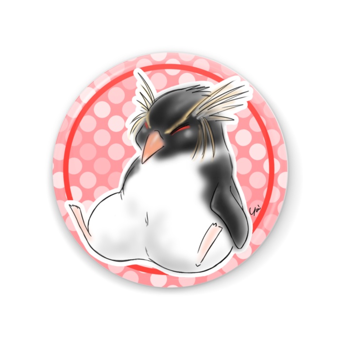 ペンギンさん缶ミラー