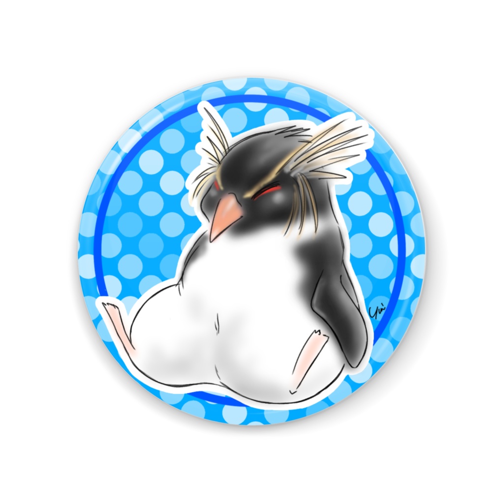 ペンギンさん缶ミラー