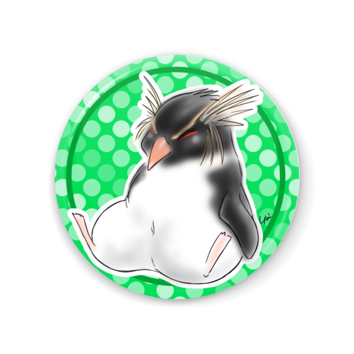 ペンギンさん缶ミラー