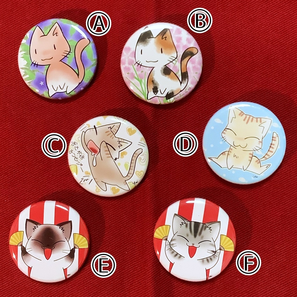【シークレット】ねこねこ缶バッジ