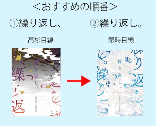 【高銀】繰り返し、/繰り返し。 2冊セット