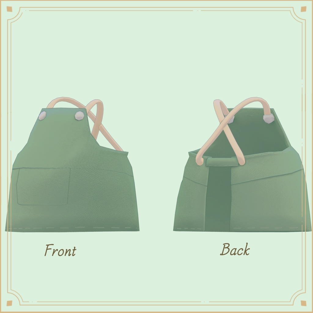 ミティル対応 カフェエプロン