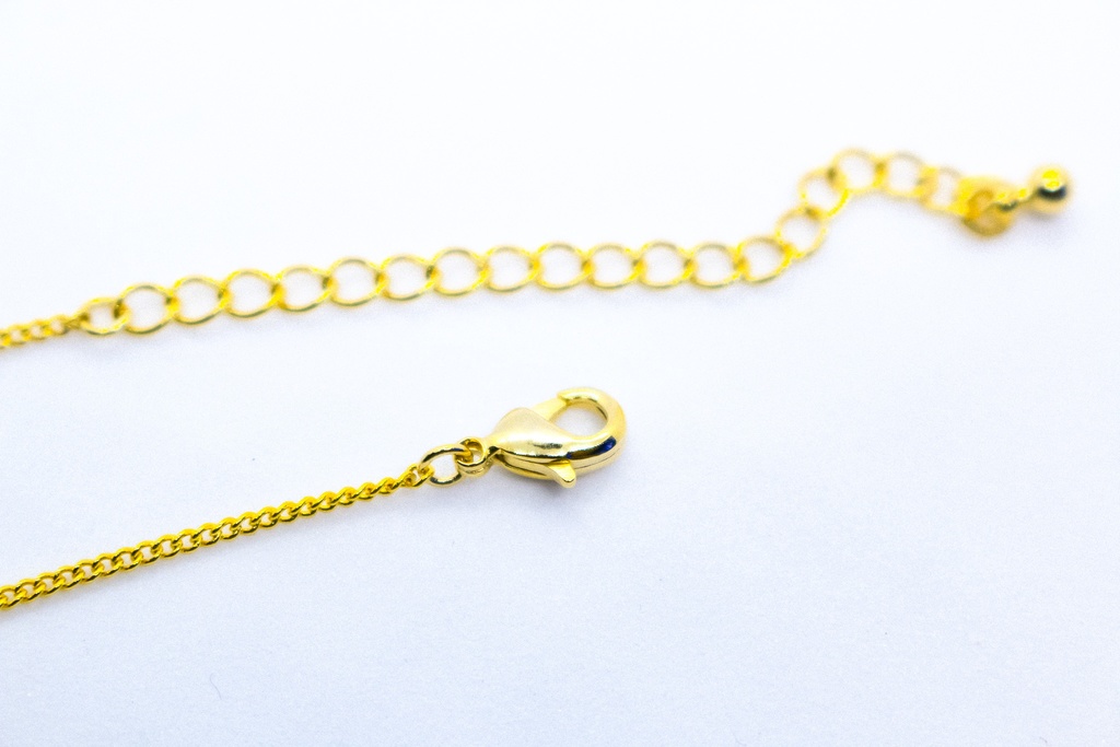 クリスタルガラスのブレスレット 真紅 ゴールド金具