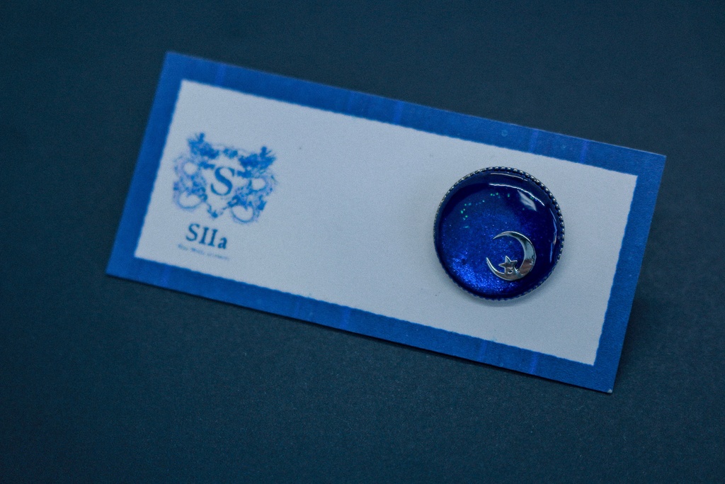 【静寂の月夜 〜シルバームーンのタックピン〜】