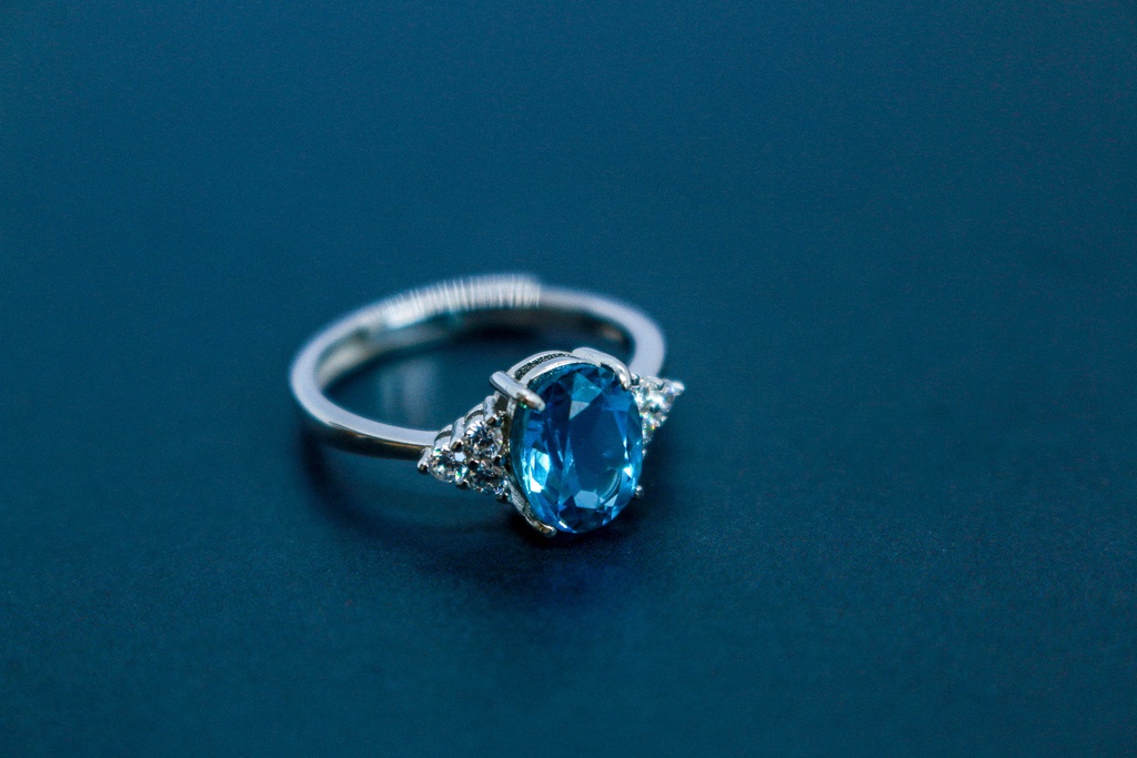 ロンドンブルートパーズ Ring Silver925 15号~