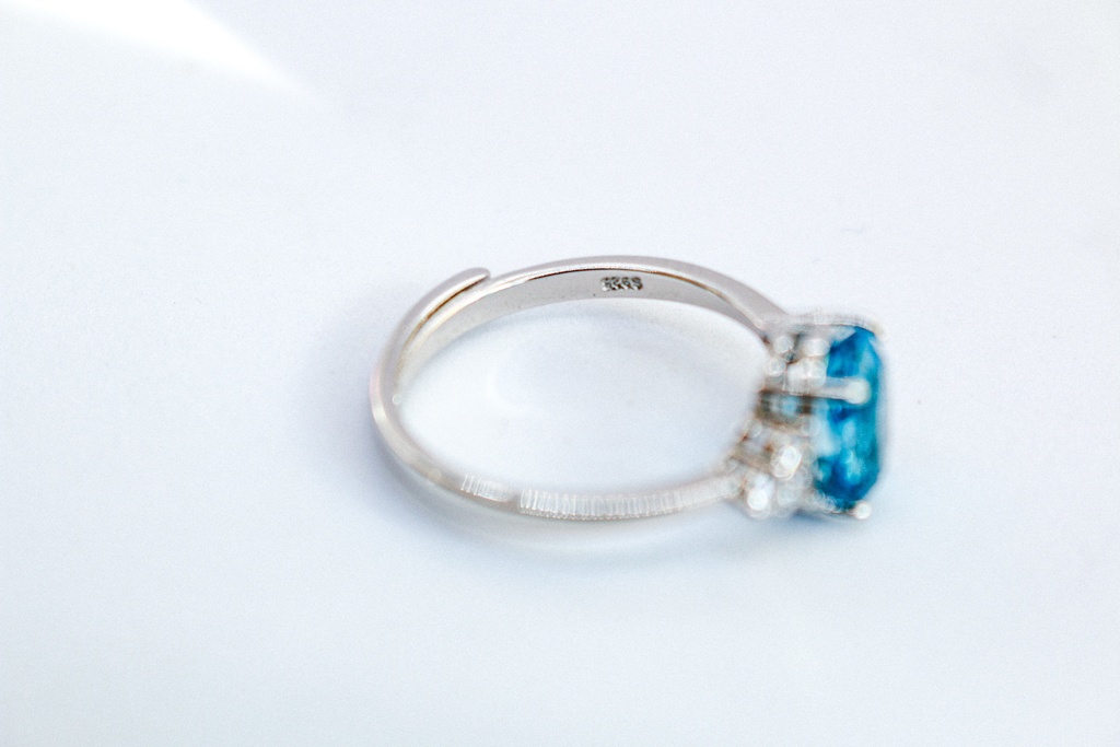 ロンドンブルートパーズ Ring Silver925 15号~