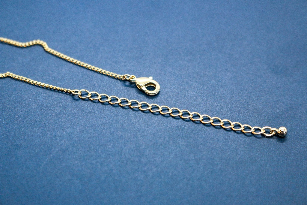 クリスタルガラスのブレスレット シャムレッド ゴールド金具