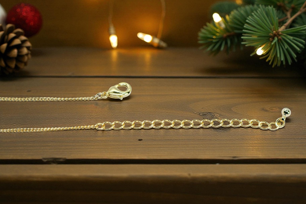 グラデーションクリスタルガラスのブレスレット グリーン×ブラウン 変形カットゴールド金具