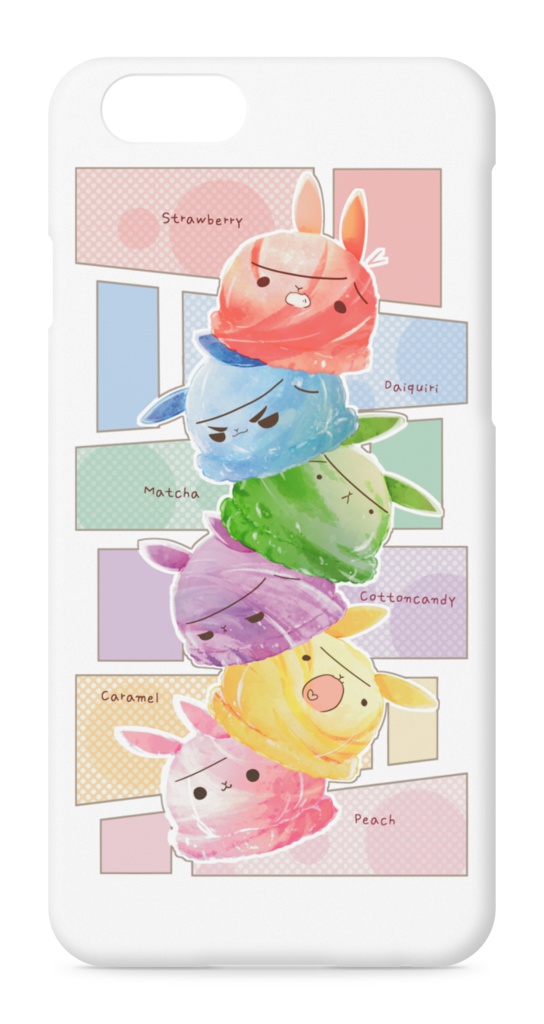 アイス×うさ松さん iPhoneケース