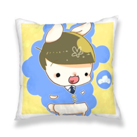 うさ松さんクッションカバー(両面印刷)