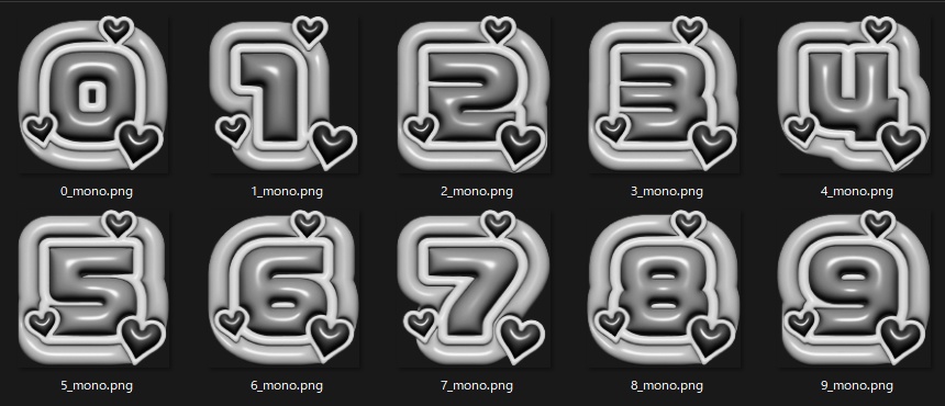 【パネル素材】動く!ゆめかわハートの部屋素材セット【APNGあり】