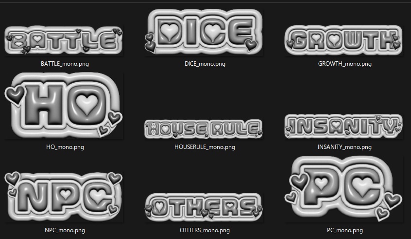 【パネル素材】動く!ゆめかわハートの部屋素材セット【APNGあり】