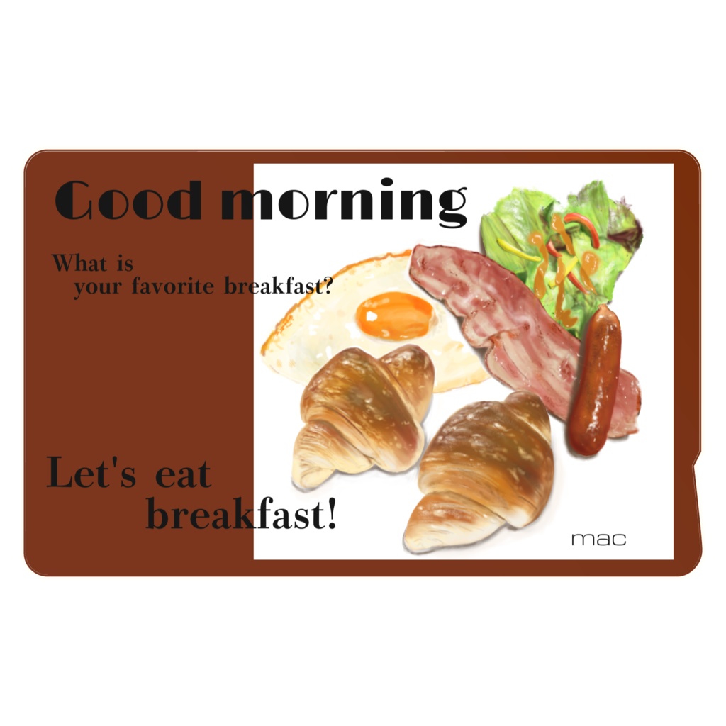 ICカードステッカー2枚入り モーニング ver.B