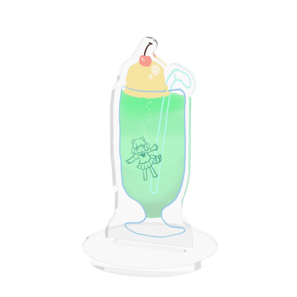 クリームソーダとあらいさん