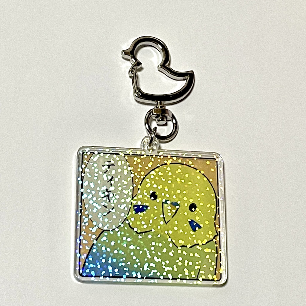 りんちゃん アクリルキーホルダー(ティキン) オレンジ