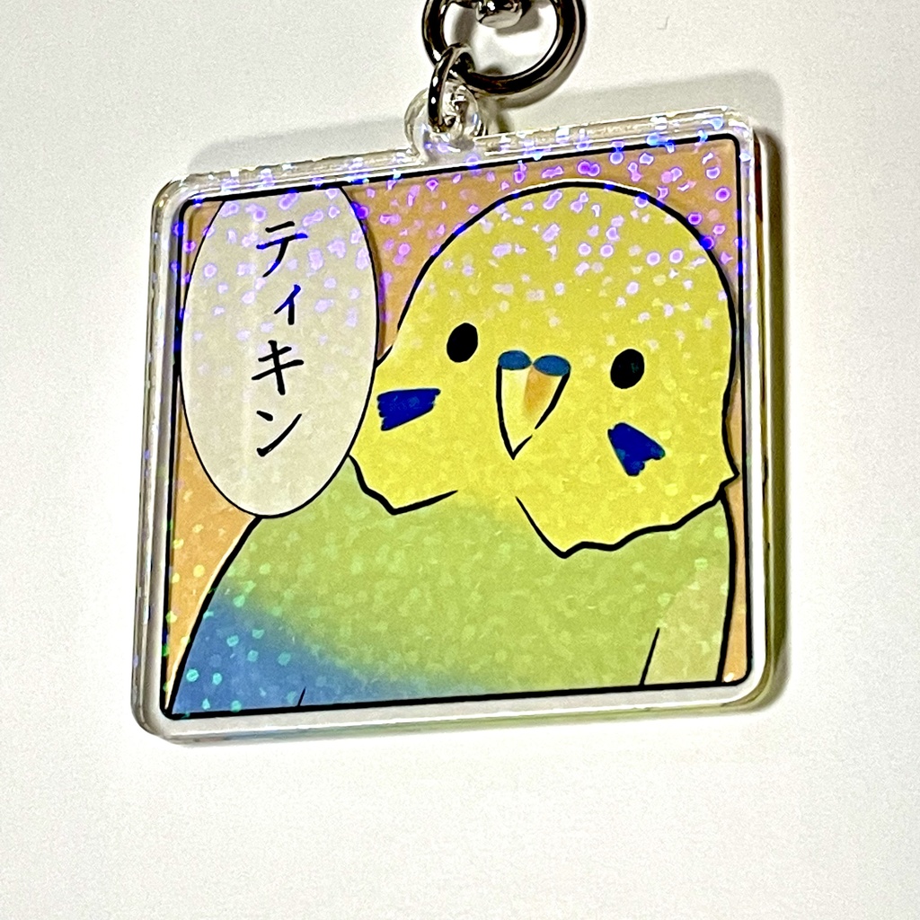 りんちゃん アクリルキーホルダー(ティキン) オレンジ