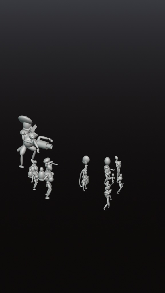 Game: Eu Sou a Cura - (Creature Base Poses) -