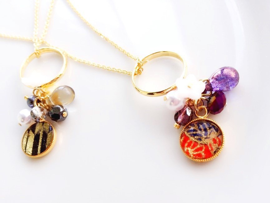 【刀剣乱舞】和柄リングネックレス