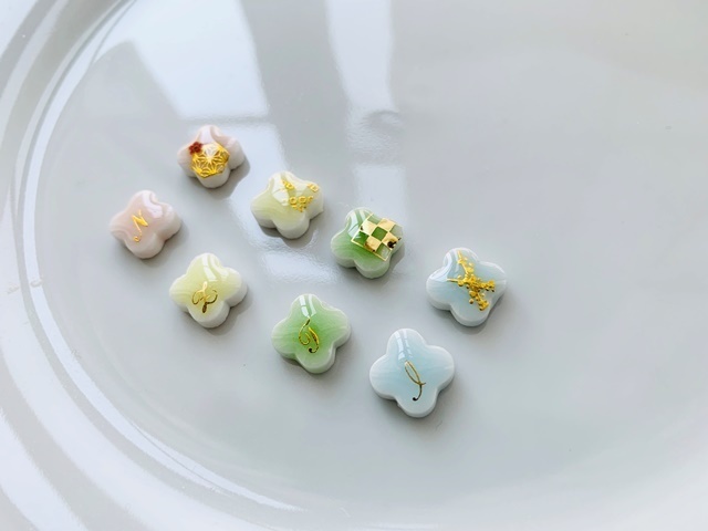 【2種類セット】イメージ耳飾り(かまぼこ隊+/柱)