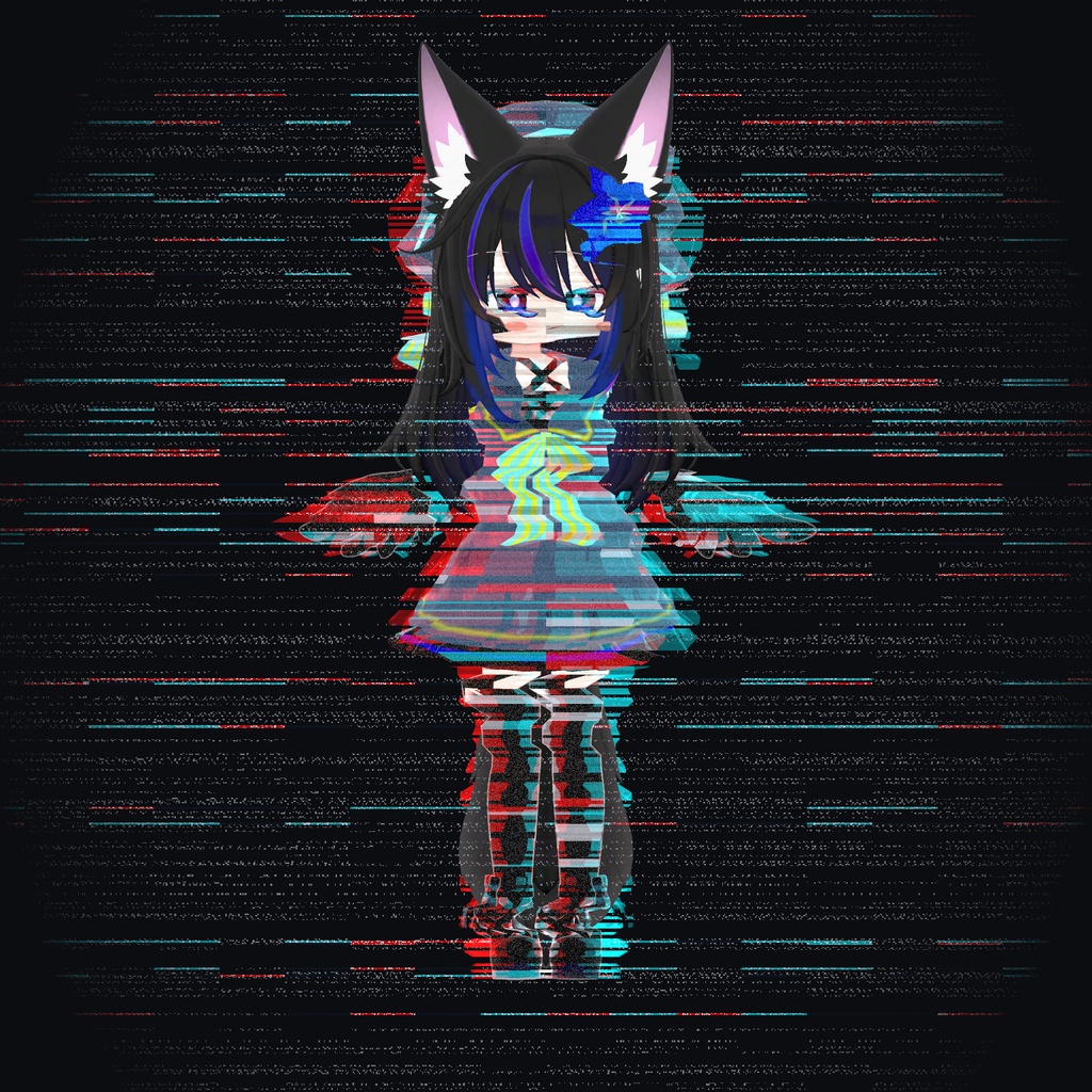 【PC専用/Modular Avatar対応】ノイズヴェール ― Noise Veil