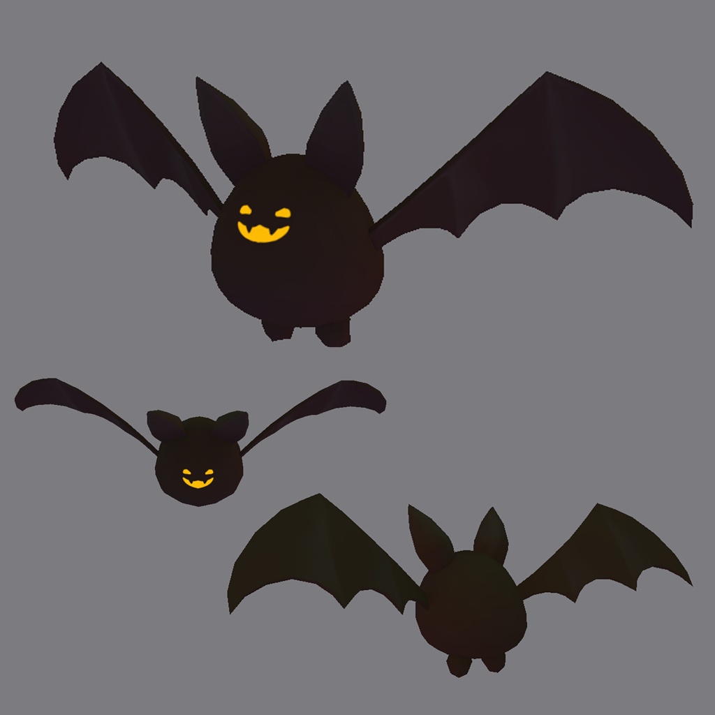 ハロウィン　コウモリ