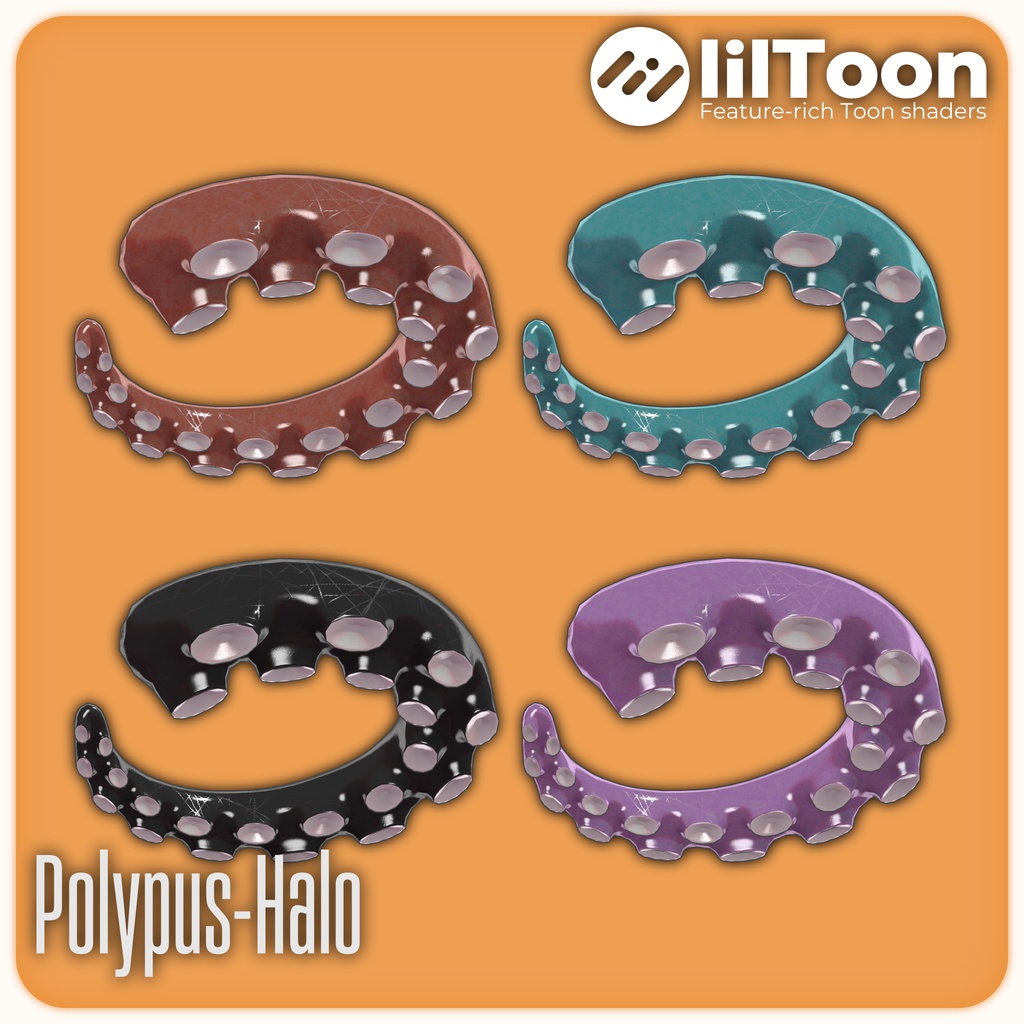 【VRChat想定】Polypus-Halo/タコヘイロー【PB/MA設定済み】
