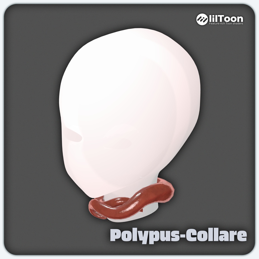【VRChat想定】Polypus Collare/触腕首輪【MA設定済み】