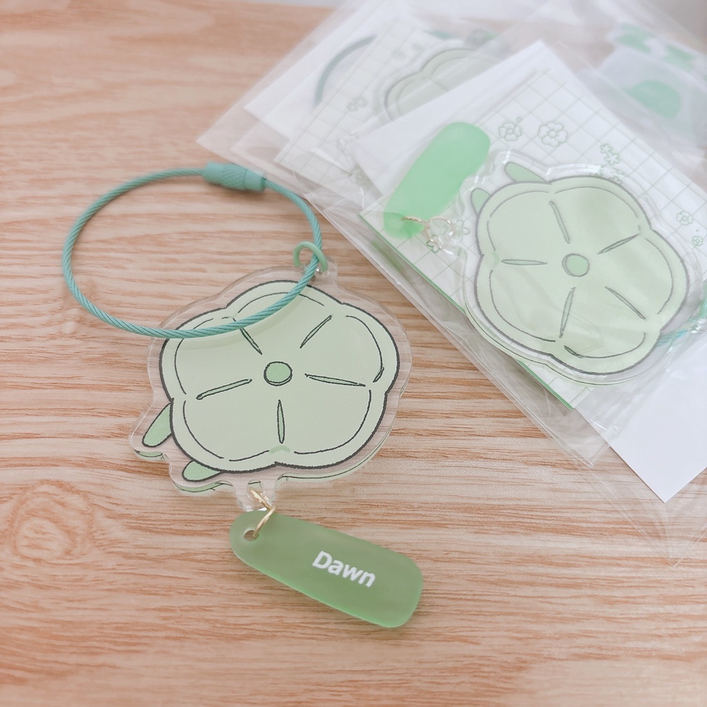 お菓子とお花のアクリルキーホルダー