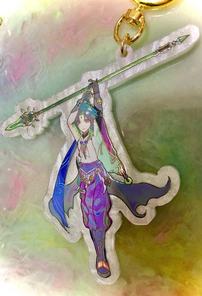 原神 魈 アクリルキーホルダー