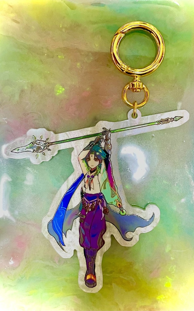 原神　魈　アクリルキーホルダー